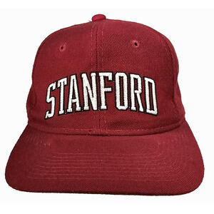 Dorfman Pacific L/XL Stanford Cardinal 100% Wool Red Snapback Hat Cap